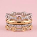 4-in-1 Gold Plated Stackable Ring Set with Clasp