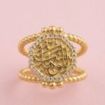 Gold-Plated Ring with the Name of Allah “Al-Wahhab