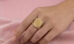 Gold-Plated Ring with the Name of Allah “Al-Wahhab - Image 2