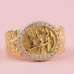 Gold-Plated Ring with the Name of Allah “Al-Hafiz