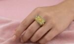 Gold-Plated Ring – “أنت عمري” - Image 2