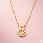 Two-Letter Initial Necklace – 21K Gold Plated - Image 3