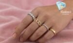 4-in-1 Gold Plated Stackable Ring Set with Clasp - Image 3
