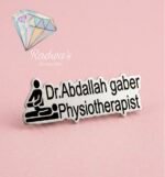 Custom Silver Name & Title Brooch - Image 2