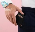 Custom Silver Name Wallet