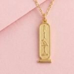 Hieroglyphic Name Necklace – 21K GoldPlated